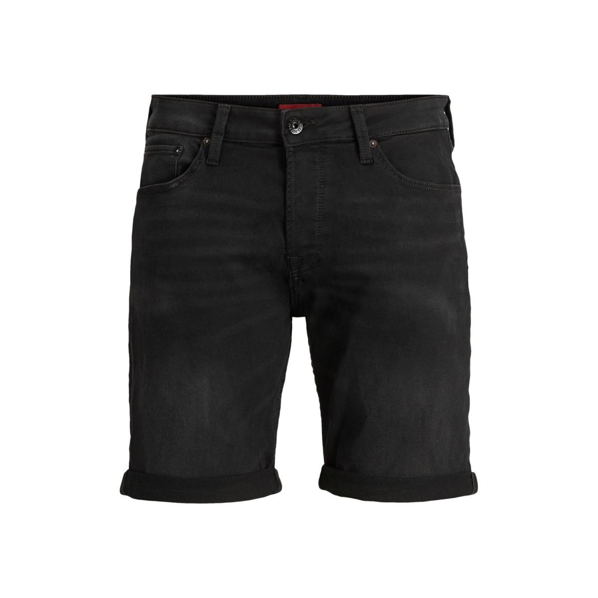 jj__12166274__front JACK & JONES - JJIRICK JJICON SHORTS GE 010 I.K STS - 12166274 BLACK DENIM - Image 1