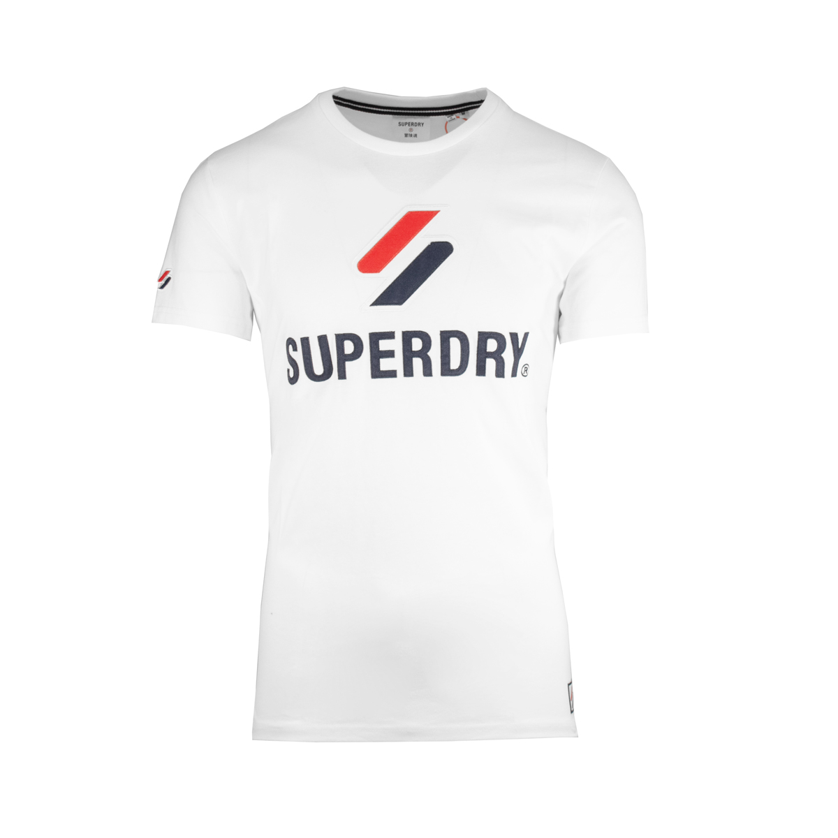SUPERDRY - SPORTSTYLE CLASSIC TEE - M1010967A-01C OPTIC SUPERDRY - SPORTSTYLE CLASSIC TEE - M1010967A-01C OPTIC - Image 1