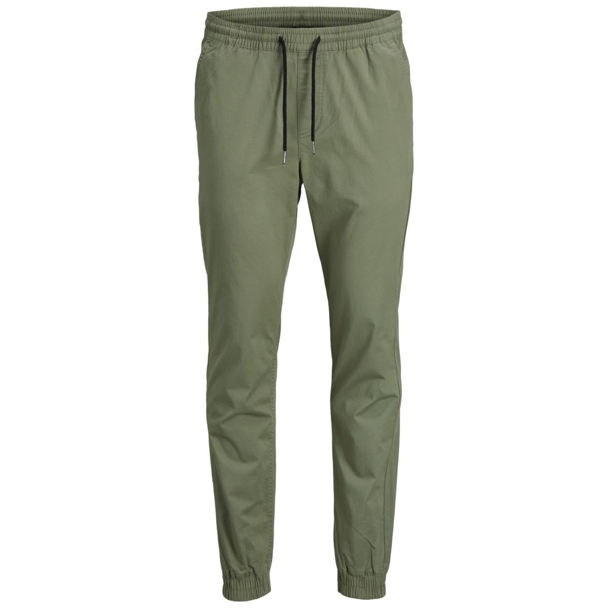 jj__12182546__front JACK & JONES - JJIGORDON JJLANE AKM DEEP LICHEN G.NOOS - 12182546 DEEP LICHEN GREEN - Image 1
