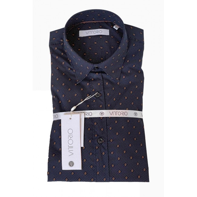 0260110309_1-650x650 VITTORIO - L/S SHIRT - 800-2122-022 BLUE - Image 1