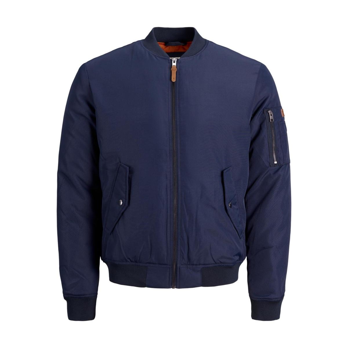 12190028-004L-M-1 JACK & JONES - JJBELLAMY BOMBER - 12190028 NAVY BLAZER - Image 1