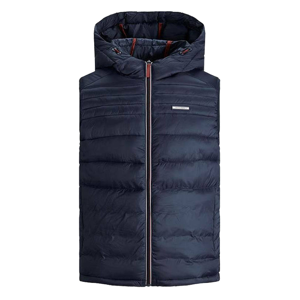 20210914110453_jack_jones_12189889_amaniko_andriko_mpoufan_gia_cheimona_navyblazer JACK & JONES - JJEACE BODYWARMER HOOD - 12189889 NAVY BLAZER - Image 1