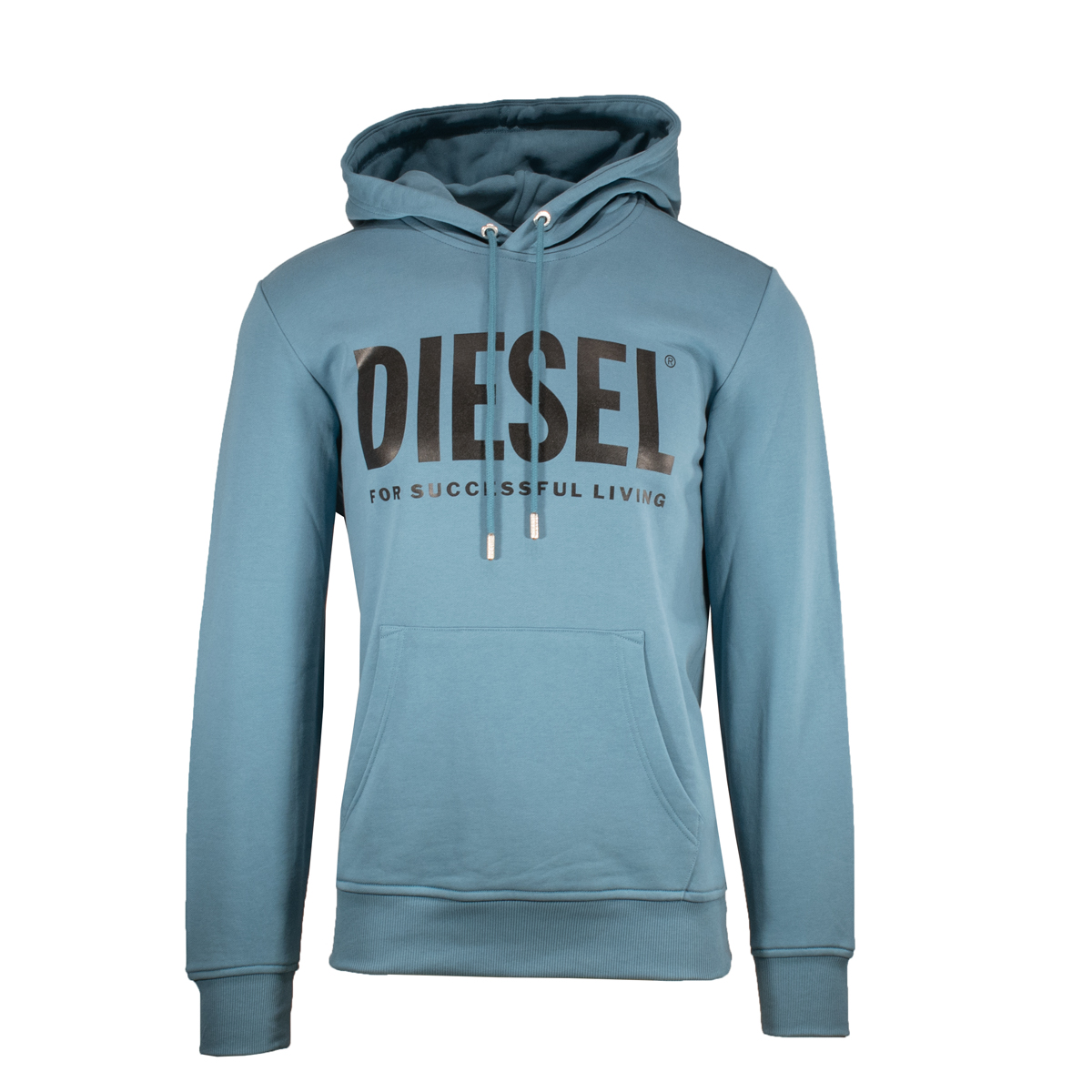 DIESEL - S-GIRK - HOOD - ECOLOGO FELPA - A2813-0BAWT-8CL CIEL (1) DIESEL - S-GIRK - HOOD - ECOLOGO FELPA - A2813-0BAWT-8CL CIEL - Image 1