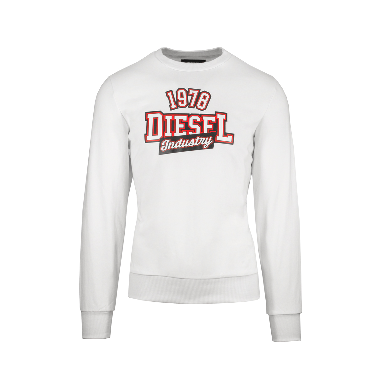 DIESEL - S-GIRK - K22 SWEAT-SHIRT - A03372-0HAYT-100 WHITE (1) DIESEL - S-GIRK - K22 SWEAT-SHIRT - A03372-0HAYT-100 WHITE - Image 1