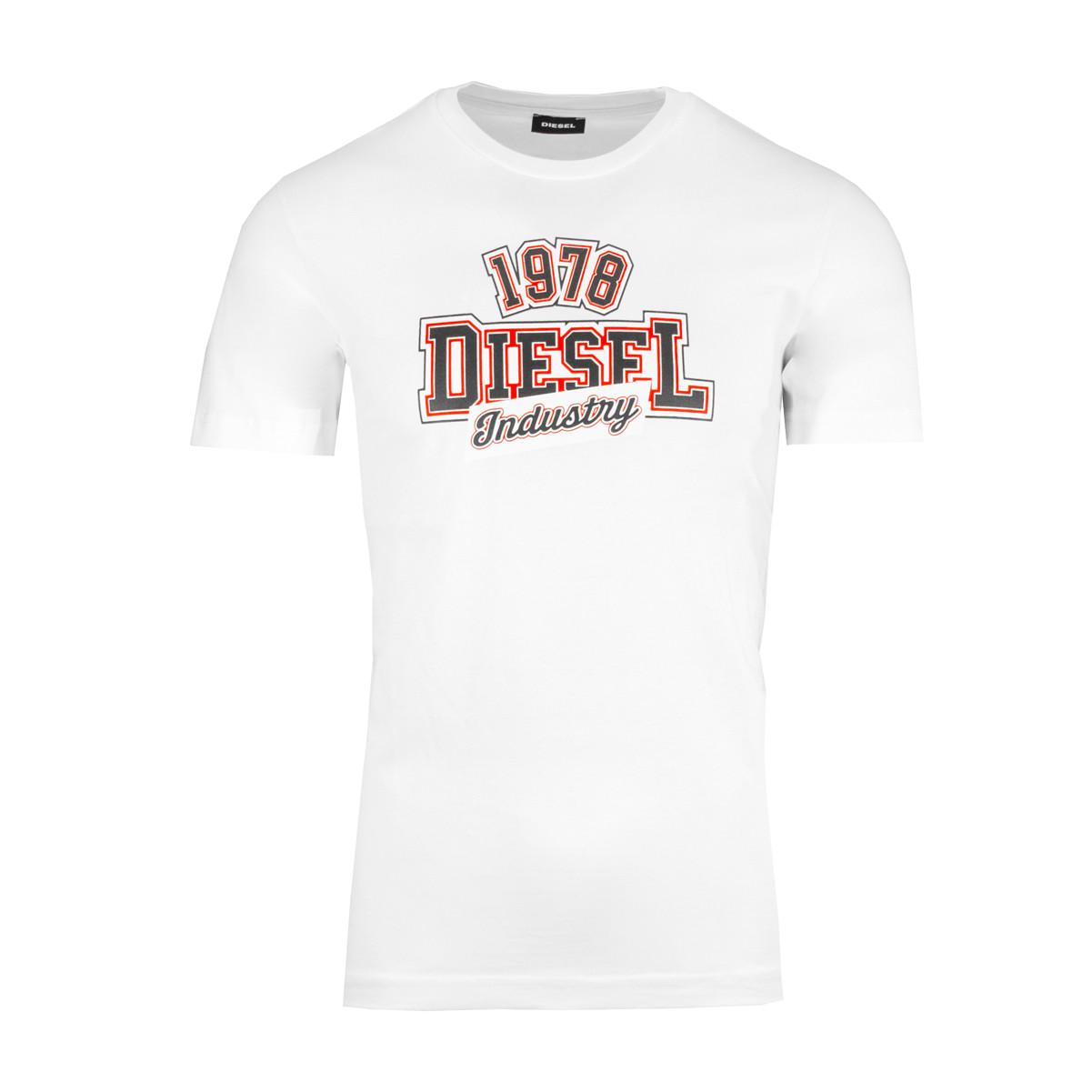 DIESEL - T-DIEGOS-K26 T-SHIRT - A03365-OGRAI-100 WHITE (1) DIESEL - T-DIEGOS-K26 T-SHIRT - A03365-OGRAI-100 WHITE - Image 1