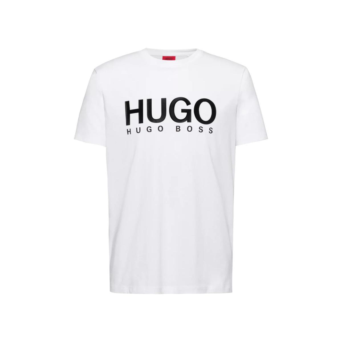 HUGO - DOLIVE T-SHIRT - 50387414-120 WHITE HUGO - DOLIVE T-SHIRT - 50387414-120 WHITE - Image 1