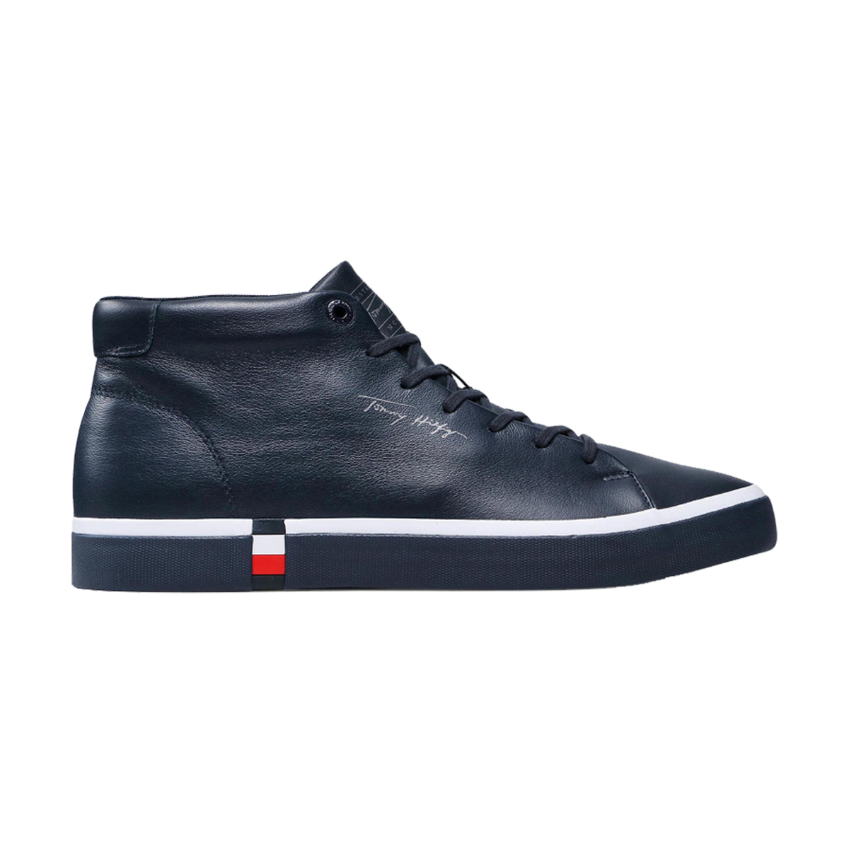 TOMMY HILFIGER - CORPORATE HIGH MODERN VULC LEATHER - FM0FM03740-DW5 DESERT SKY TOMMY HILFIGER - CORPORATE HIGH MODERN VULC LEATHER - FM0FM03740-DW5 DESERT SKY - Image 1