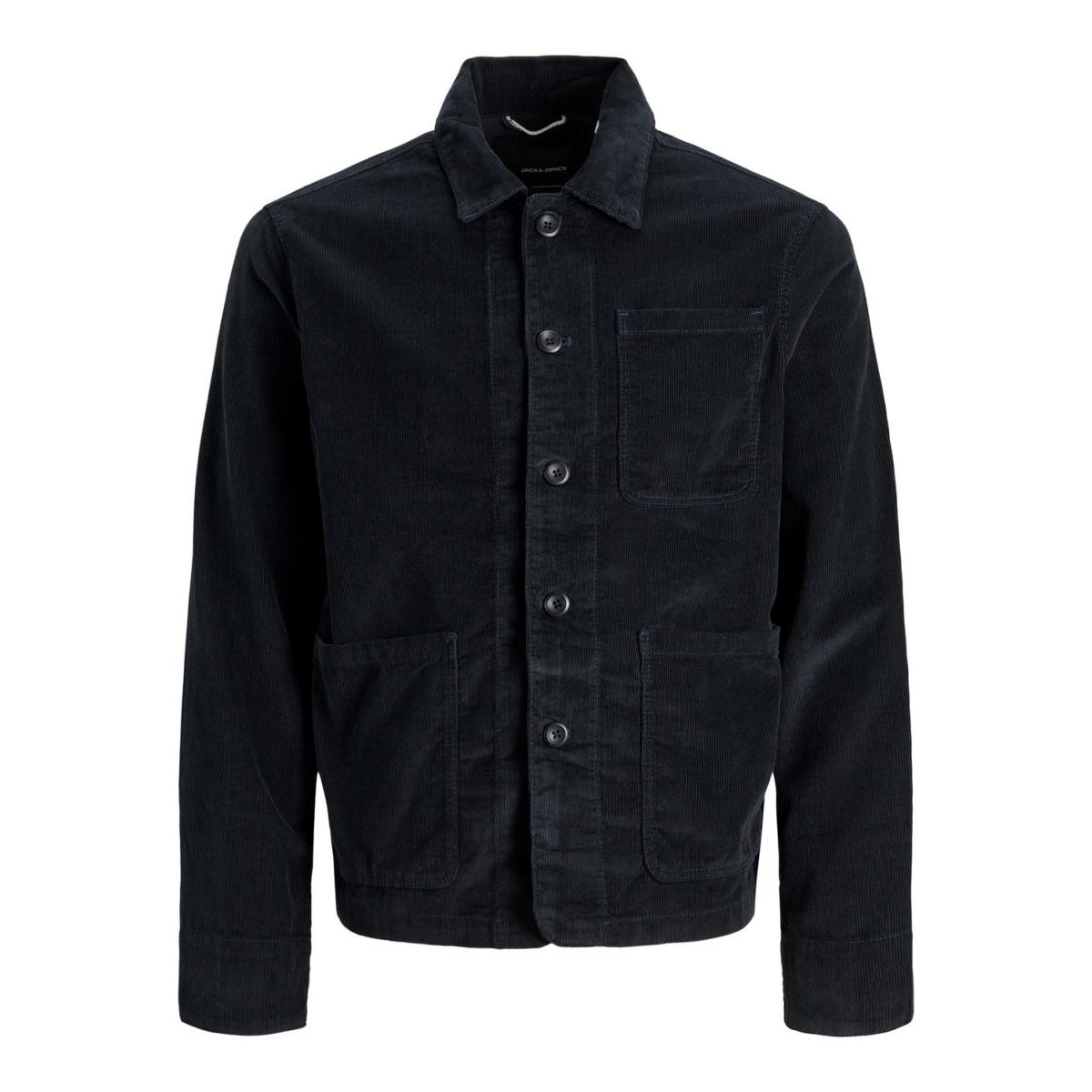 jj__3594609__front JACK & JONES - JJILUCAS JJJACKET AKM CORD - 12188276 NAVY BLAZER - Image 1