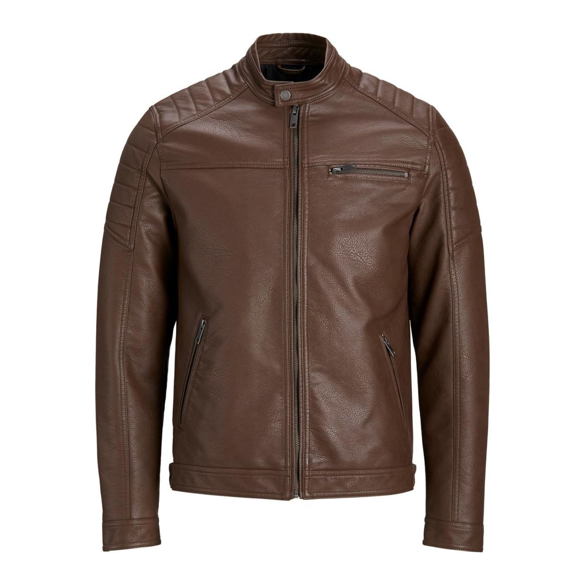 jj__3727136__front JACK & JONES - JJEROCKY JACKET NOOS - 12147218 CHOCOLATE FONDANT - Image 1