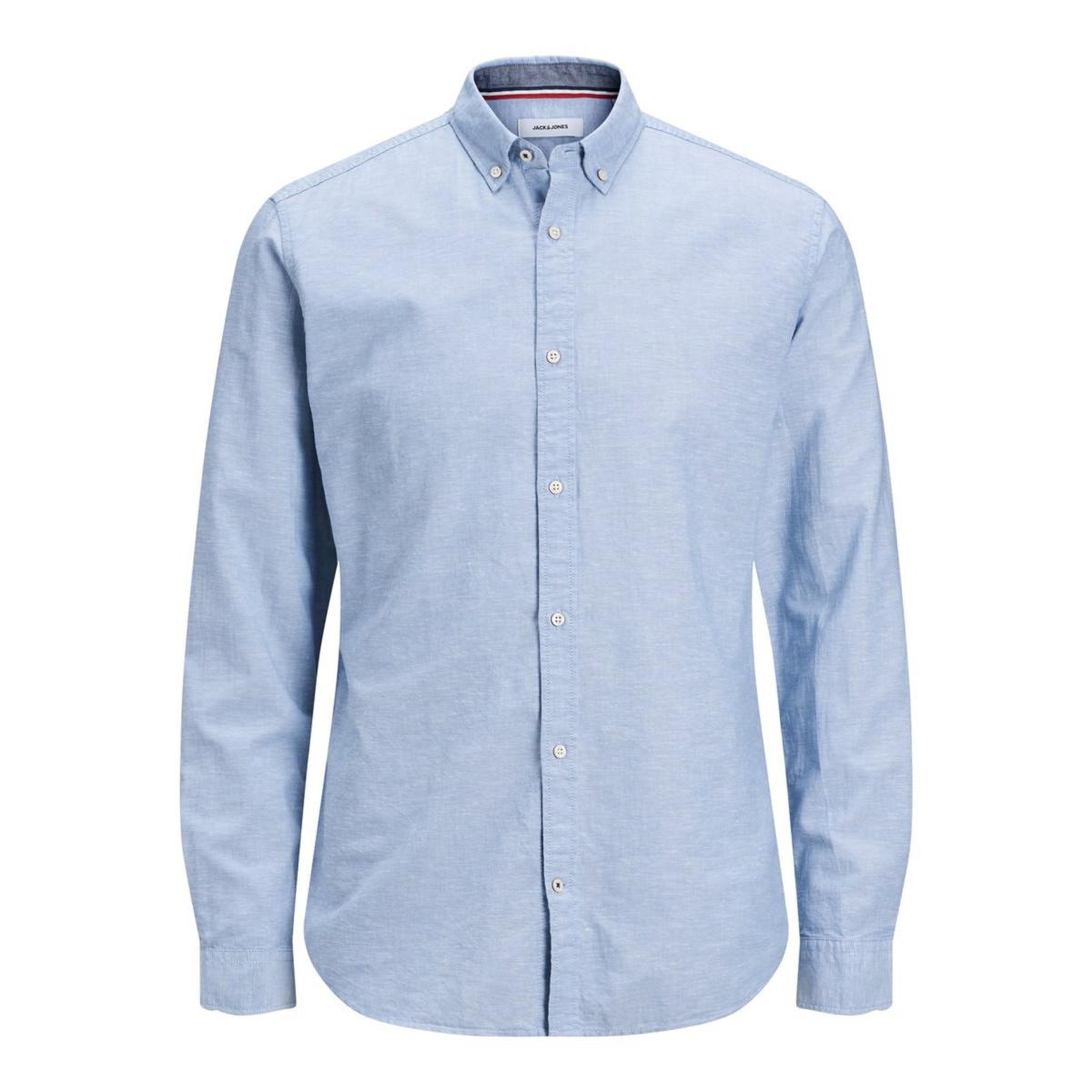 12163855_Infinity_726441_001_ProductLarge JACK & JONES - JJESUMMER SHIRT L/S S20 STS - 12163855 INFINITY - Image 1