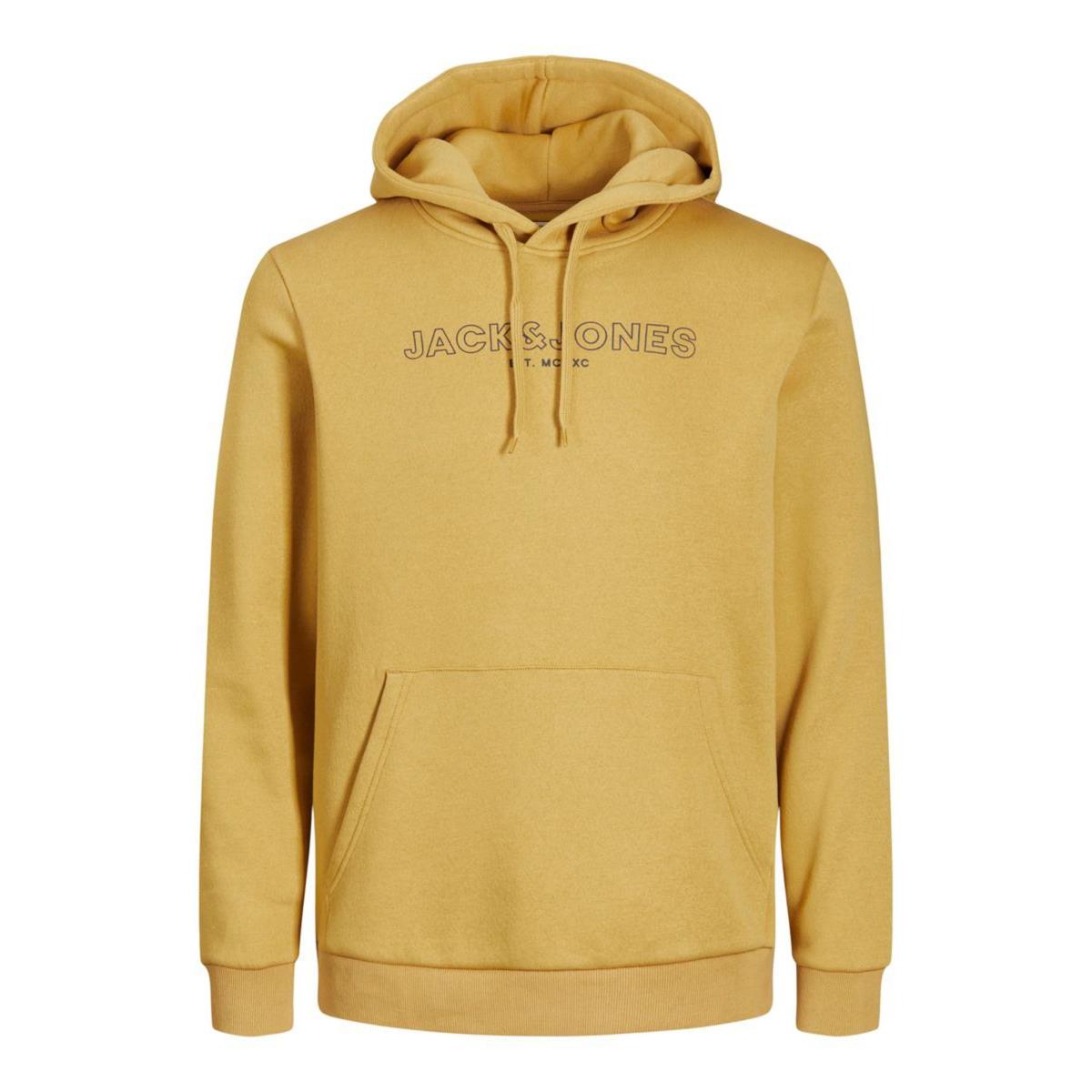 12192093_HoneyMustard_888497_001_ProductLarge JACK & JONES - JJBANK SWEAT HOOD - 12192093 HONEY MUSTARD - Image 1