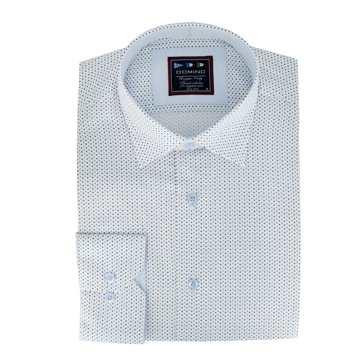 DOMINO - LS SHIRT - 29.398-1 WHITE DOMINO - L/S SHIRT - 29.398-1 WHITE - Image 1