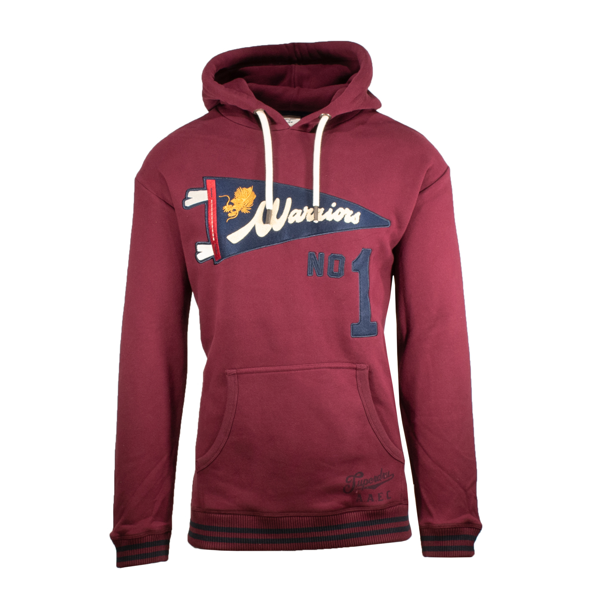 SUPERDRY - COLLEGIATE HOOD - M2011544A-WLQ RICH BERRY SUPERDRY - COLLEGIATE HOOD - M2011544A-WLQ RICH BERRY - Image 1