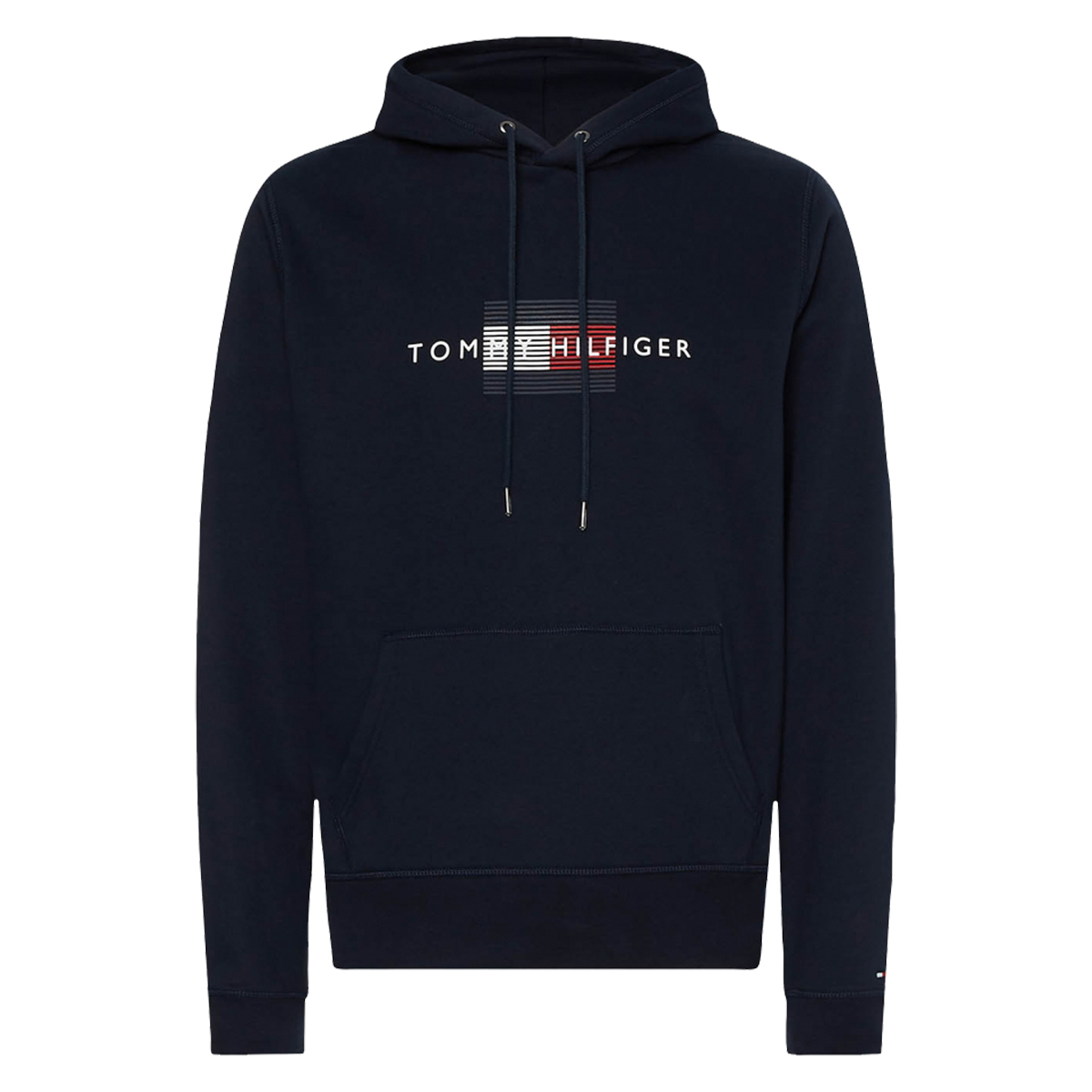 TOMMY HILFIGER - LINES HILFIGER HOODY - MW0MW20952-DW5 DESERT SKY TOMMY HILFIGER - LINES HILFIGER HOODY - MW0MW20952-DW5 DESERT SKY - Image 1