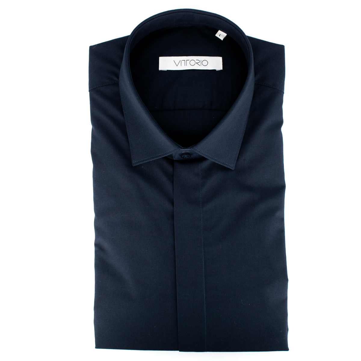 VITTORIO - LS SHIRT - 800-2122-042 BLUE (1) VITTORIO - L/S SHIRT - 800-2122-042 BLUE - Image 1