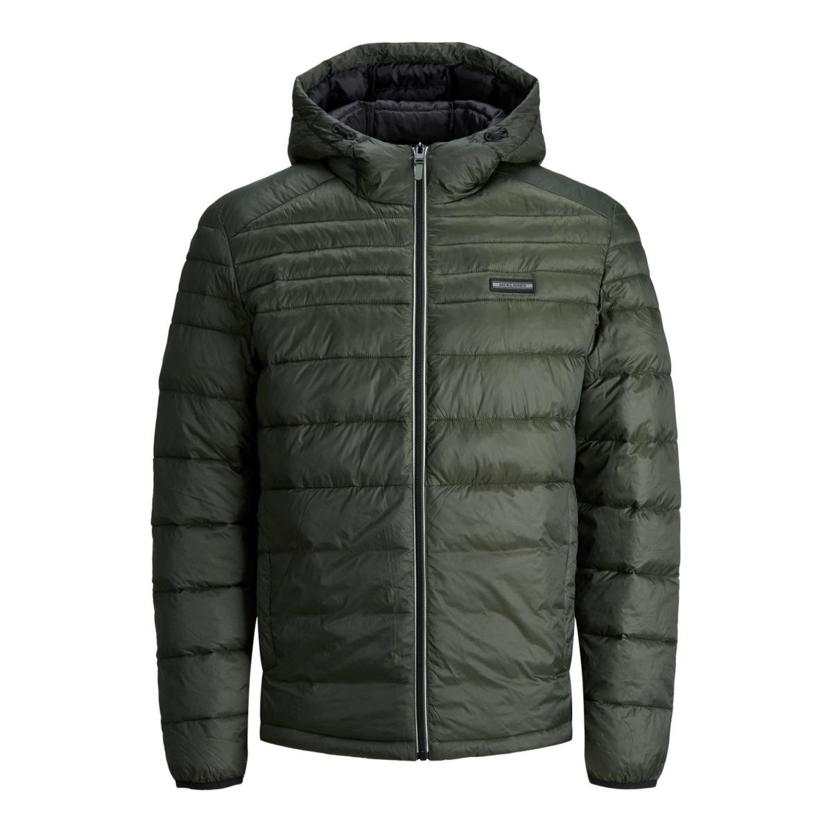 jj__3613364__front JACK & JONES - JJEACE PUFFER HOOD NOOS - 12189882 FOREST NIGHT - Image 1