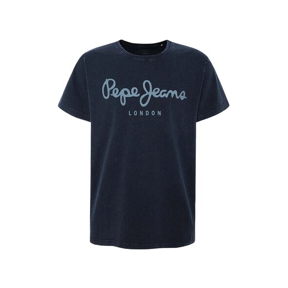 pj0appm5039920000000-561-2 PEPE JEANS - ESSENTIAL DENIM TEE - PM503992-561 INDIGO - Image 1