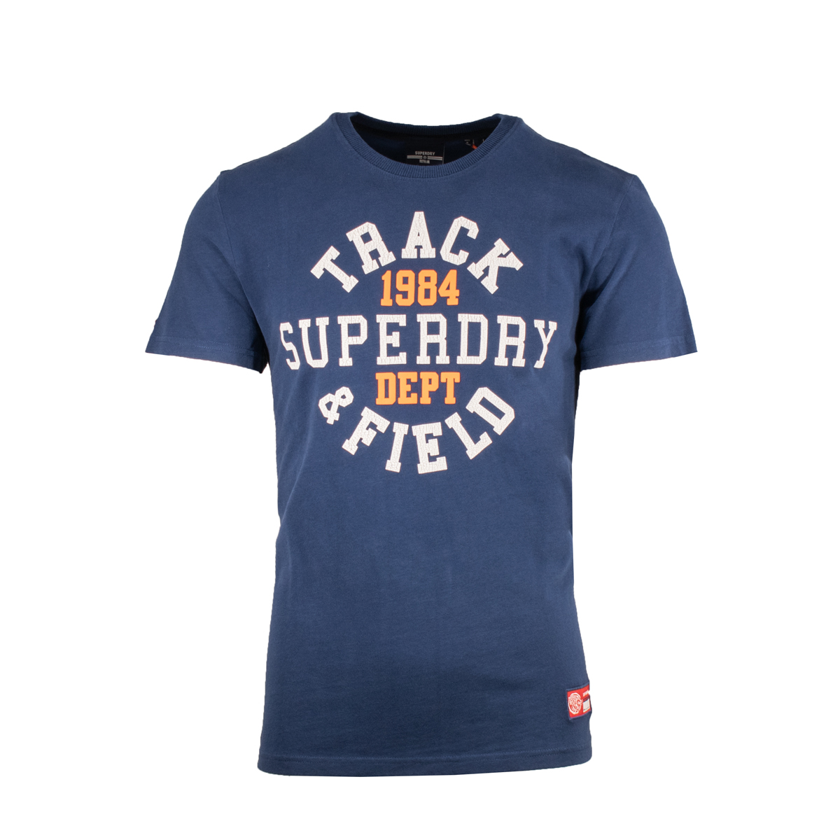 SUPERDRY – TRACK & FIELD GRAPHIC TEE 220 - M1011197A-66Z REGAL NAVY (1) SUPERDRY – TRACK & FIELD GRAPHIC TEE 220 - M1011197A-66Z REGAL NAVY - Image 1