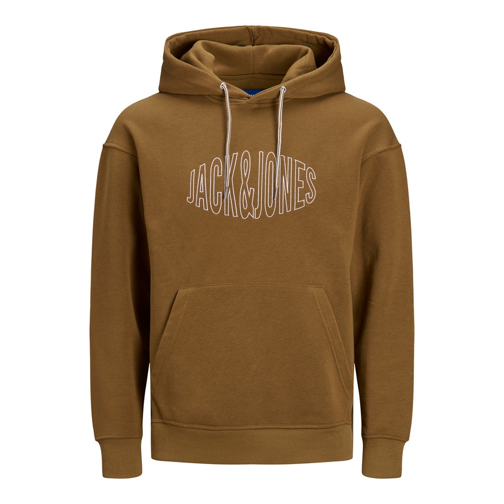 12194082_3680203_1 JACK & JONES - JORWORLD SWEAT HOOD SN - 12194082 RUBBER - Image 1