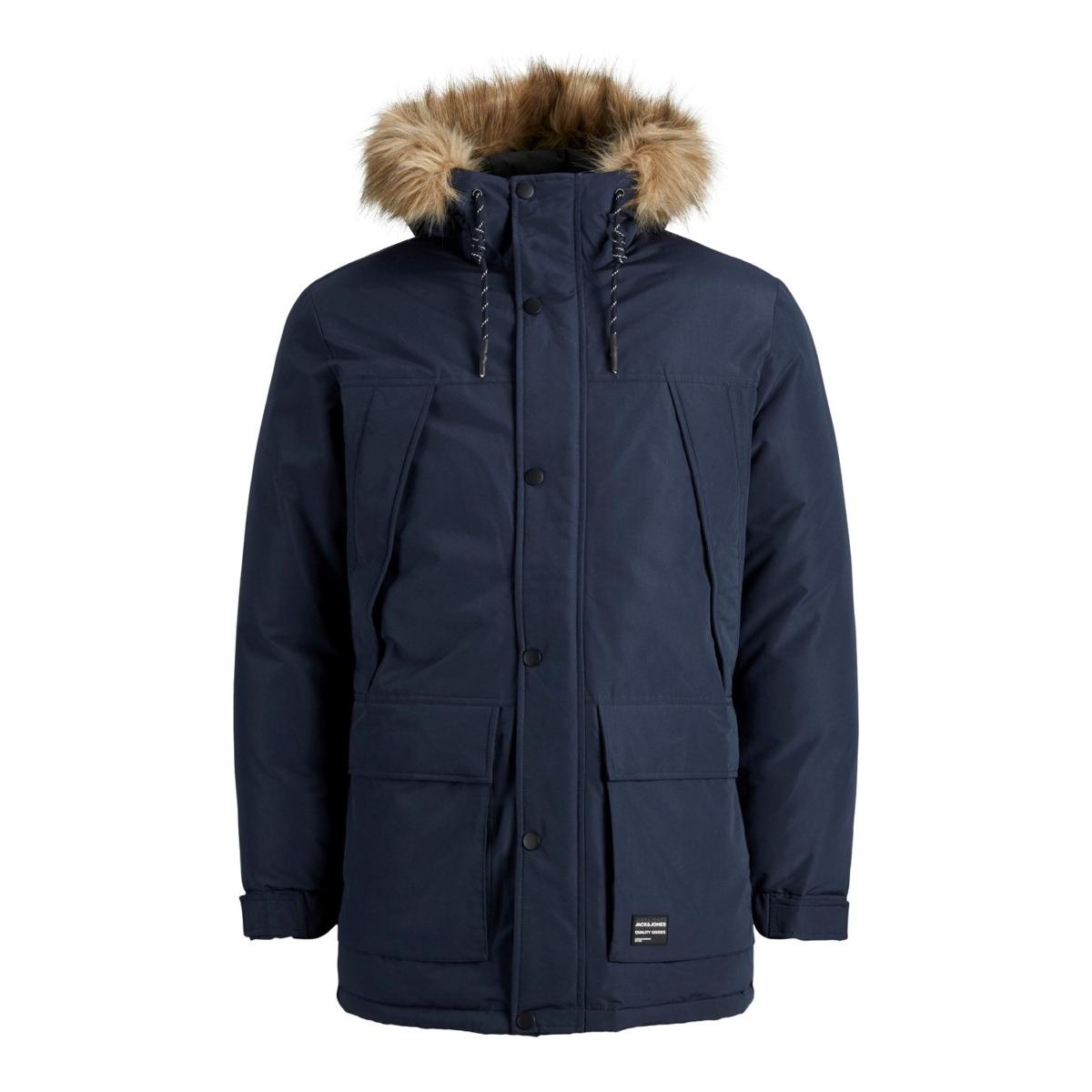 jj__3617067__front JACK & JONES - JJSUPER PARKA - 12190042 NAVY BLAZER - Image 1