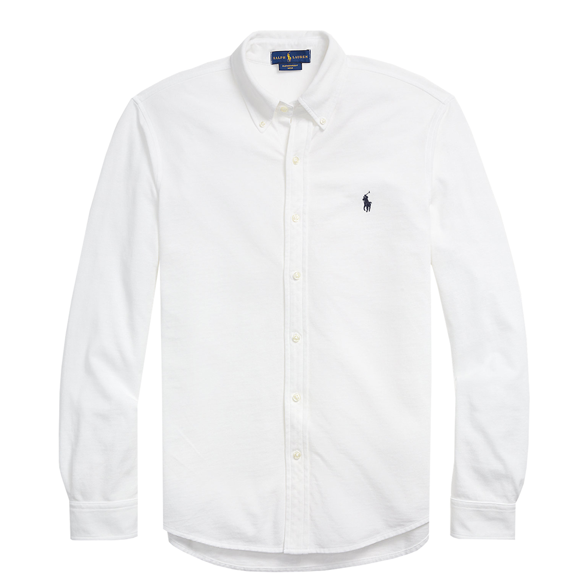 POLO RALPH LAUREN - FEATHERWEIGHT MESH SHIRT - 710654408-003 WHITE POLO RALPH LAUREN - FEATHERWEIGHT MESH SHIRT - 710654408-003 WHITE - Image 1