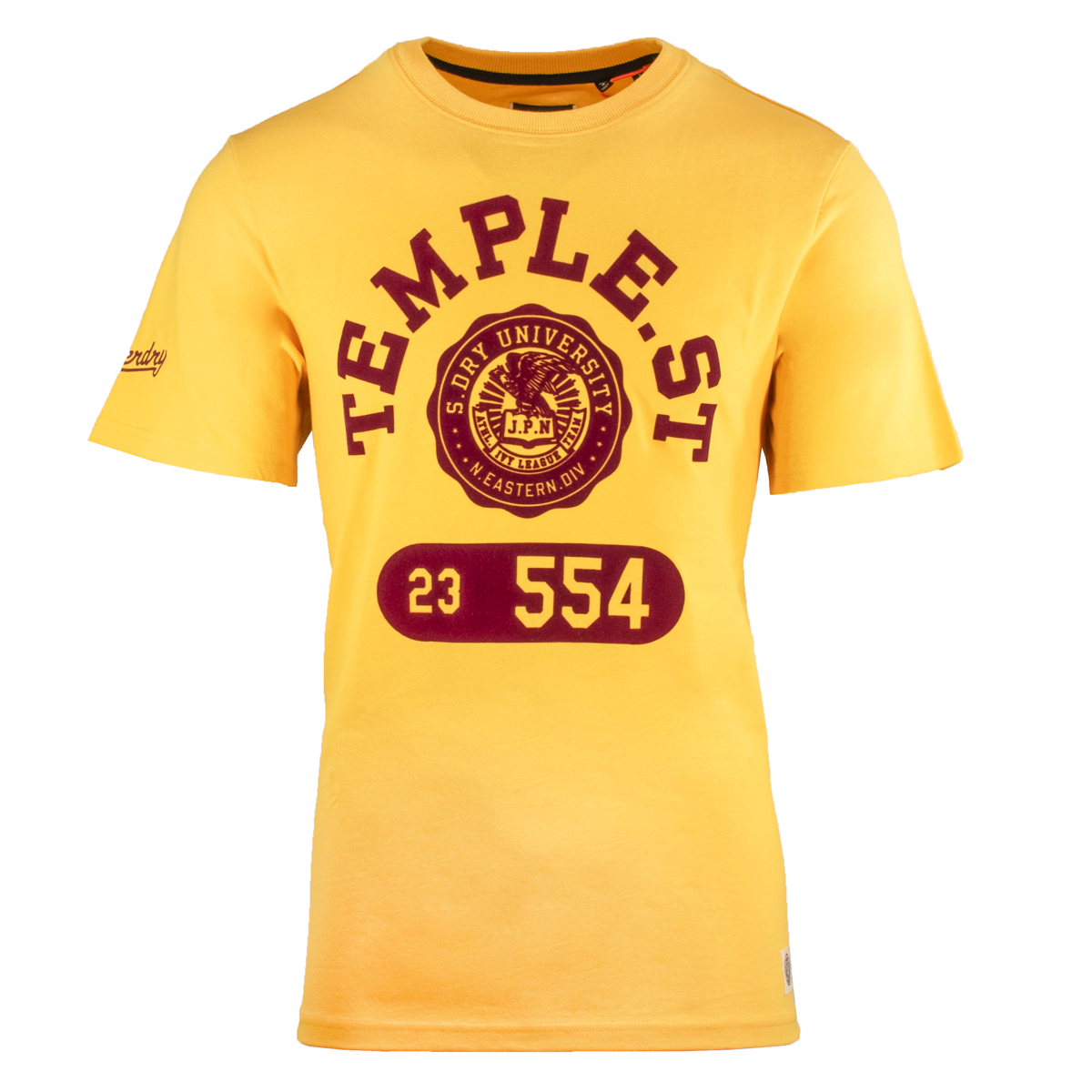 SUPERDRY - VINTAGE ATHLETIC TEE - M1011331A-QLI SPRINGS YELLOW (1) SUPERDRY - VINTAGE ATHLETIC TEE - M1011331A-QLI SPRINGS YELLOW - Image 1