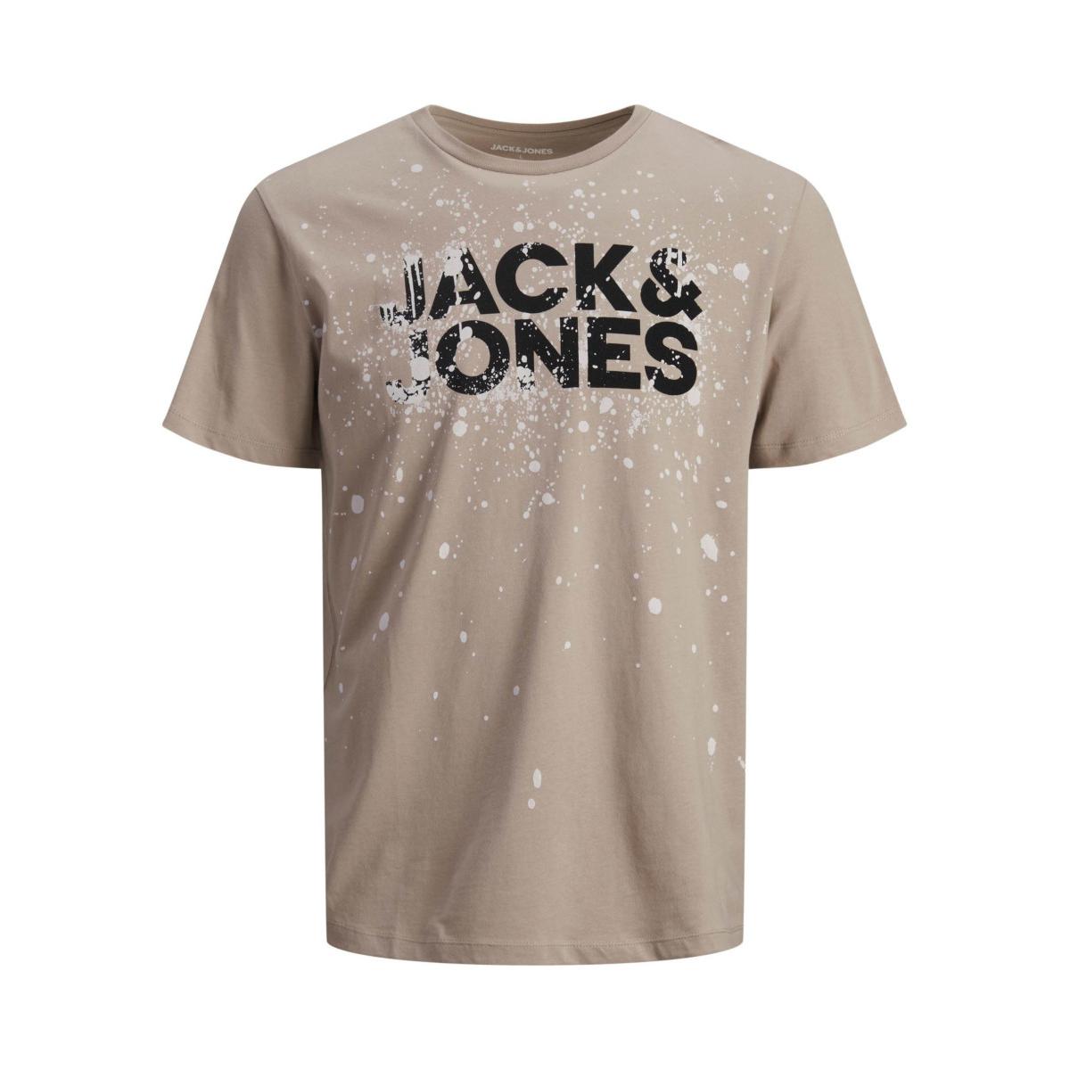 a4c7b034-7687-439c-a161-5f8510c2a7c2 JACK & JONES - JJNEW SPLASH TEE SS - 12200387 CROCKERY - Image 1