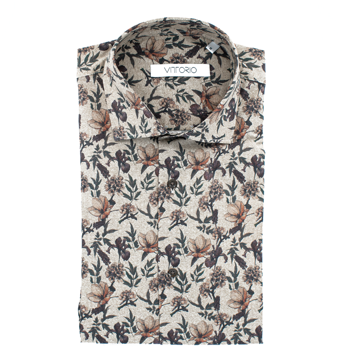 VITTORIO - LS SHIRT - 800-2223-051 BEIGE (1) VITTORIO - L/S SHIRT - 800-2223-051 BEIGE - Image 1