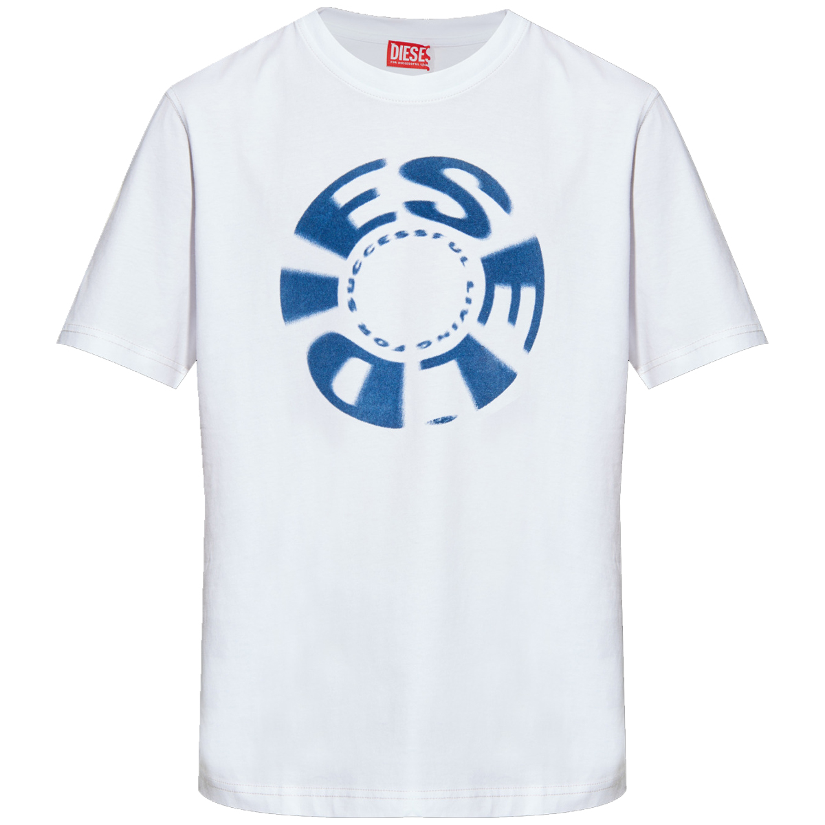 DIESEL - T-ADJUST-K9 T-SHIRT - A14790-0GRAI-100 WHITE DIESEL - T-ADJUST-K9 T-SHIRT - A14790-0GRAI-100 WHITE - Image 1