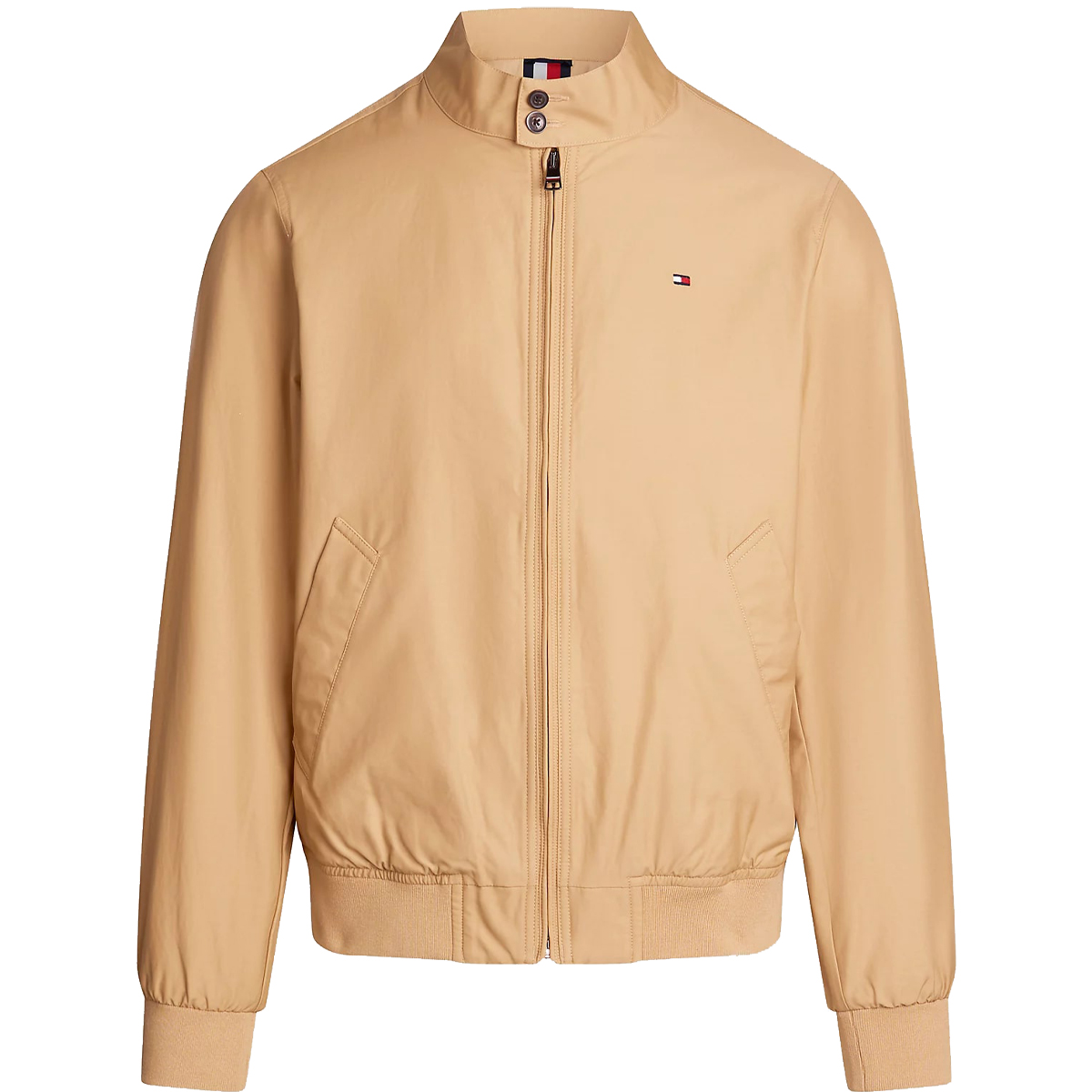 TOMMY HILFIGER - CLUB HARRINGTON - MW0MW35670-RBL CLASSIC KHAKI TOMMY HILFIGER - CLUB HARRINGTON - MW0MW35670-RBL CLASSIC KHAKI - Image 1