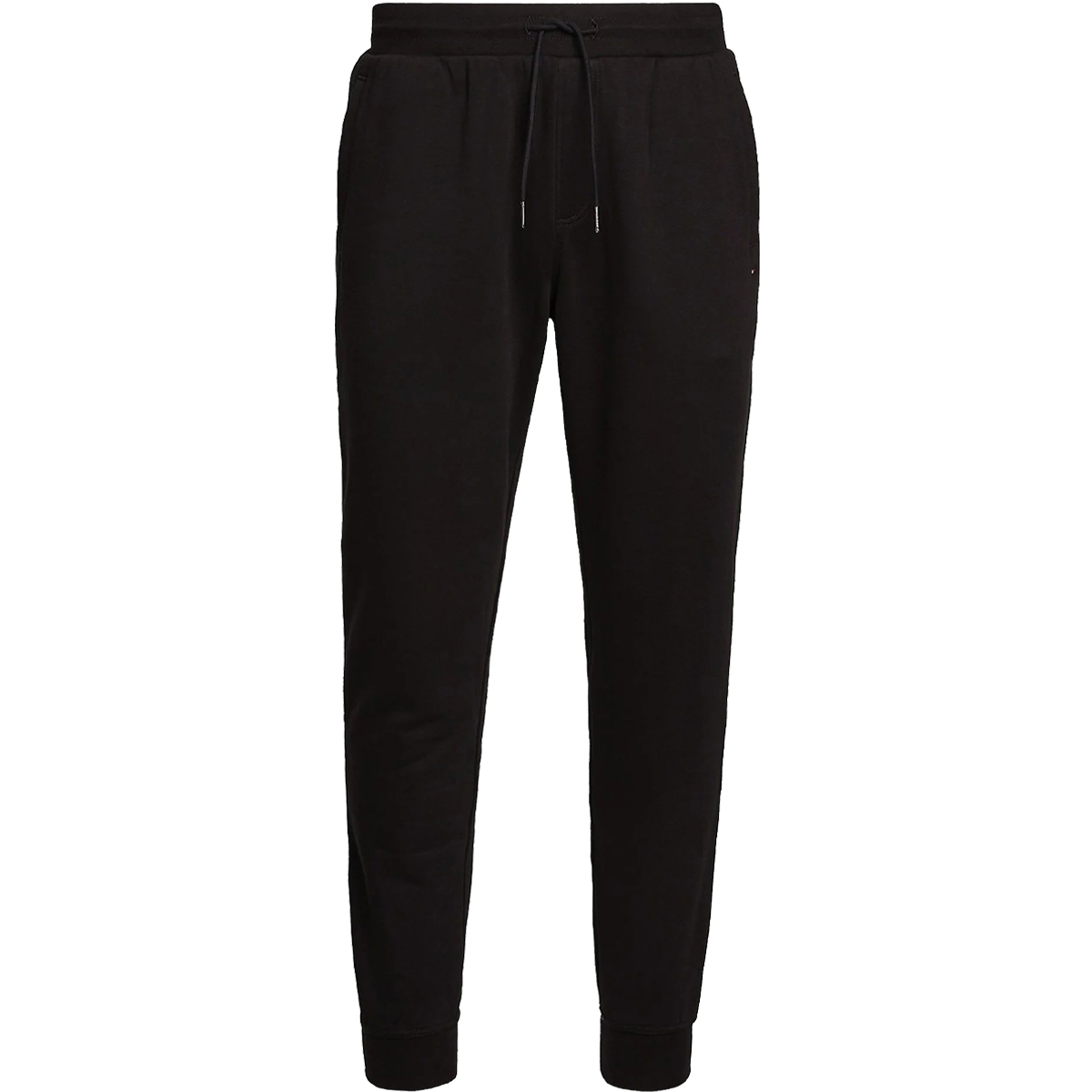 TOMMY HILFIGER - FLAG LOGO SWEATPANT - MW0MW36142-BDS BLACK TOMMY HILFIGER - FLAG LOGO SWEATPANT - MW0MW36142-BDS BLACK - Image 1