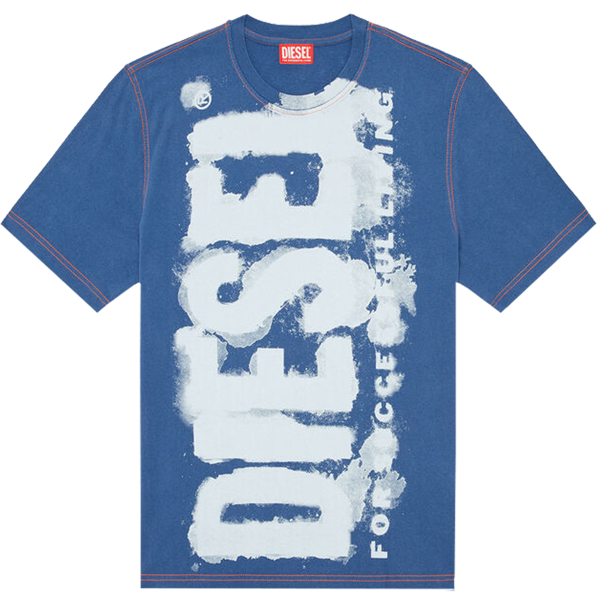 DIESEL - T-ADJUST-Q4 T-SHIRT - A15349-0DMAA-8MS DARK BLUE ROYAL DIESEL - T-ADJUST-Q4 T-SHIRT - A15349-0DMAA-8MS DARK BLUE ROYAL - Image 1