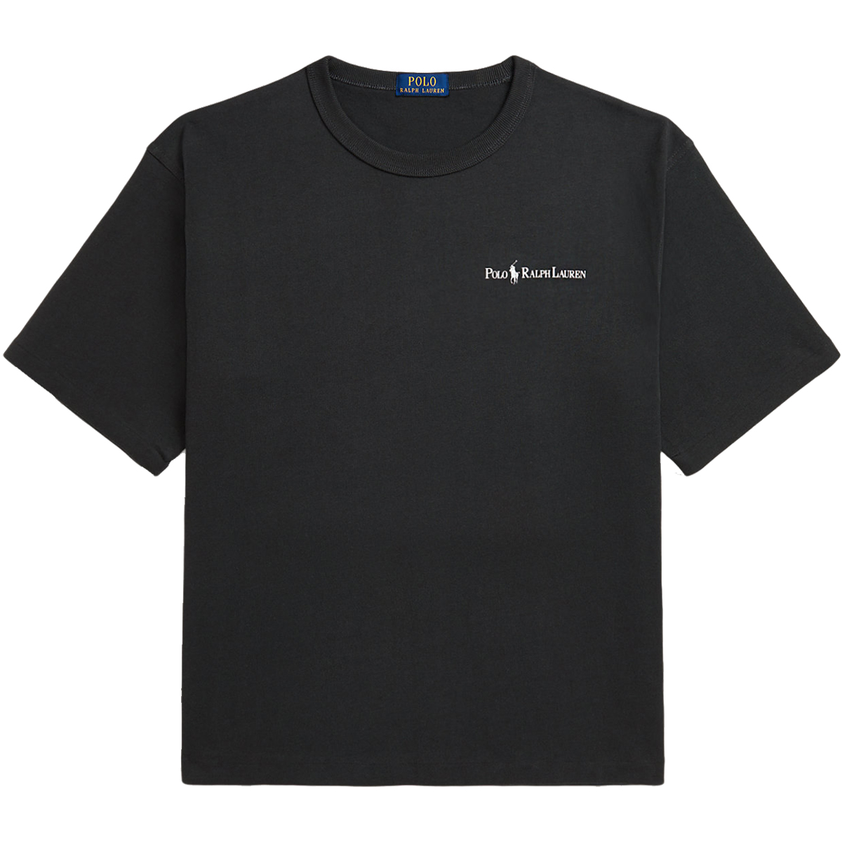 POLO RALPH LAUREN - RELAXED FIT LOGO JERSEY T-SHIRT - 710939583-004 BLACK POLO RALPH LAUREN - RELAXED FIT LOGO JERSEY T-SHIRT - 710939583-004 BLACK - Image 1