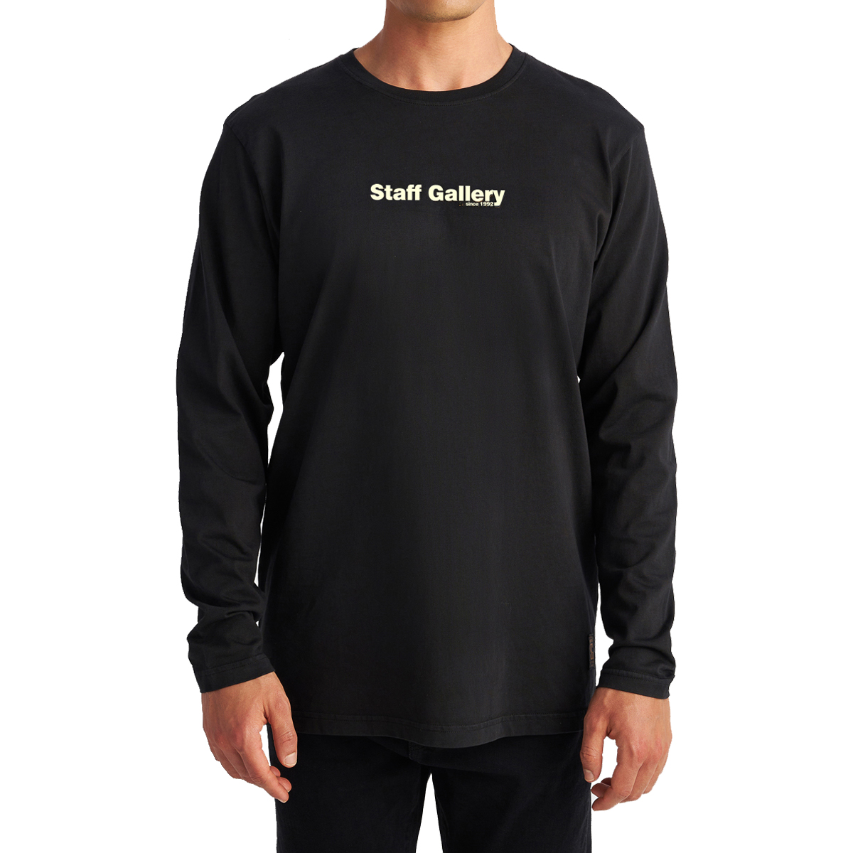 STAFF - SAGE LONGSLEEVE T-SHIRT - 64-304.052 BLACK STAFF - SAGE LONGSLEEVE T-SHIRT - 64-304.052 BLACK - Image 1