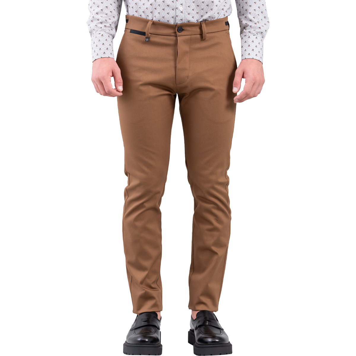 VITTORIO - COMO PANTS - 500-2425 CHOCOLA VITTORIO - COMO PANTS - 500-2425 CHOCOLATE - Image 1