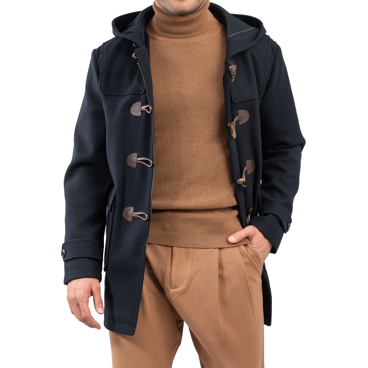 VITTORIO - TORINO COAT - 400-2324 NAVY BLUE VITTORIO - TORINO COAT - 400-2324 NAVY BLUE - Image 1