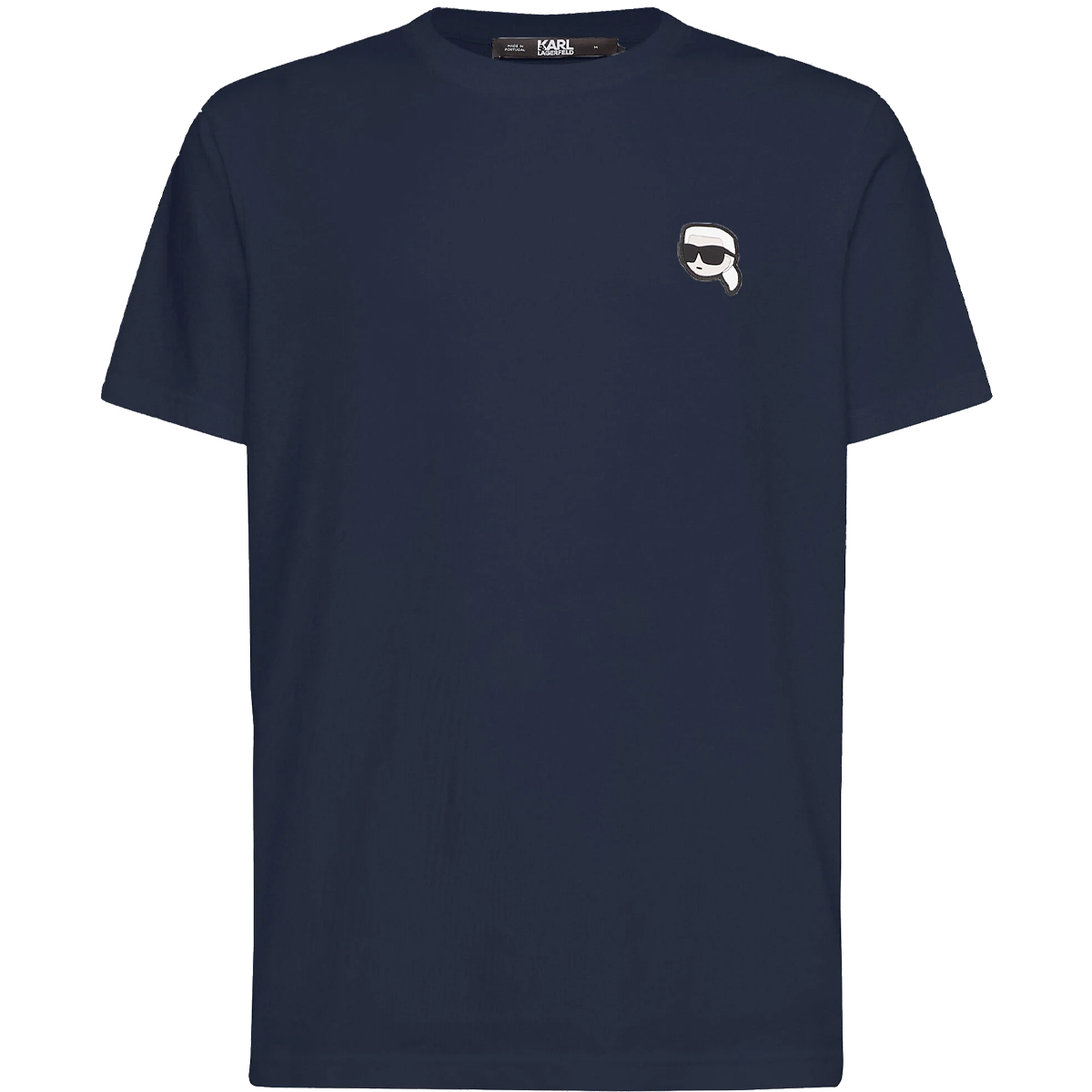 KARL LAGERFELD - T-SHIRT CREWNECK - 755710-552224-690 DARK BLUE KARL LAGERFELD - T-SHIRT CREWNECK - 755710-552224-690 DARK BLUE - Image 1