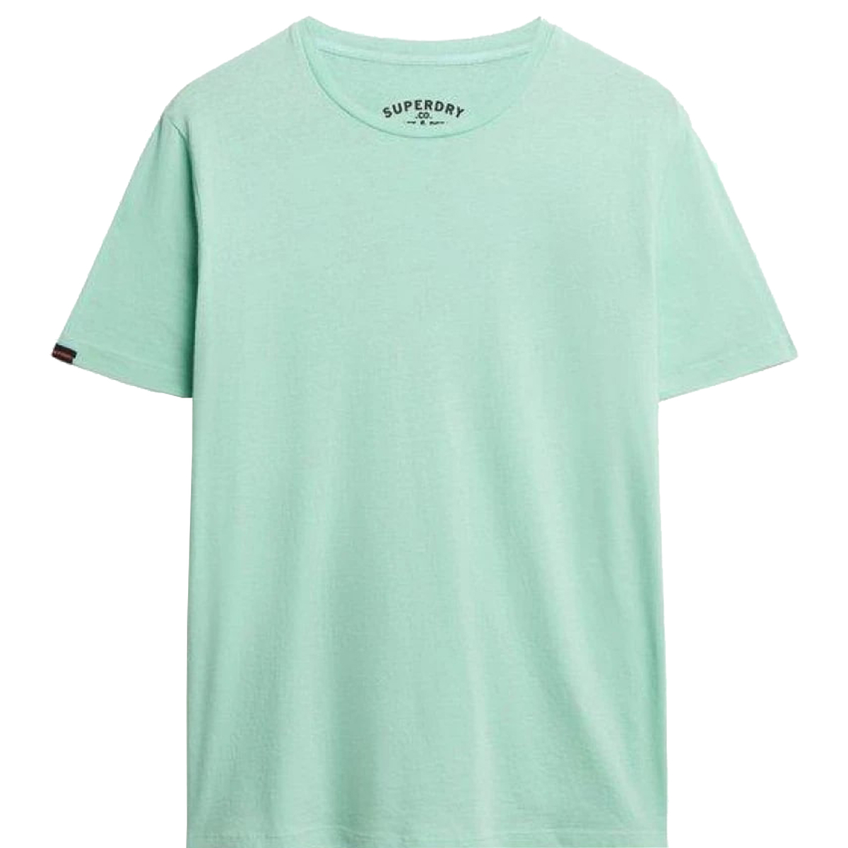 SUPERDRY - CLASSIC ESSENTIAL TEE - M1012140A-2MD SPEARMINT LIGHT GREEN SUPERDRY - CLASSIC ESSENTIAL TEE - M1012140A-2MD SPEARMINT LIGHT GREEN - Image 1