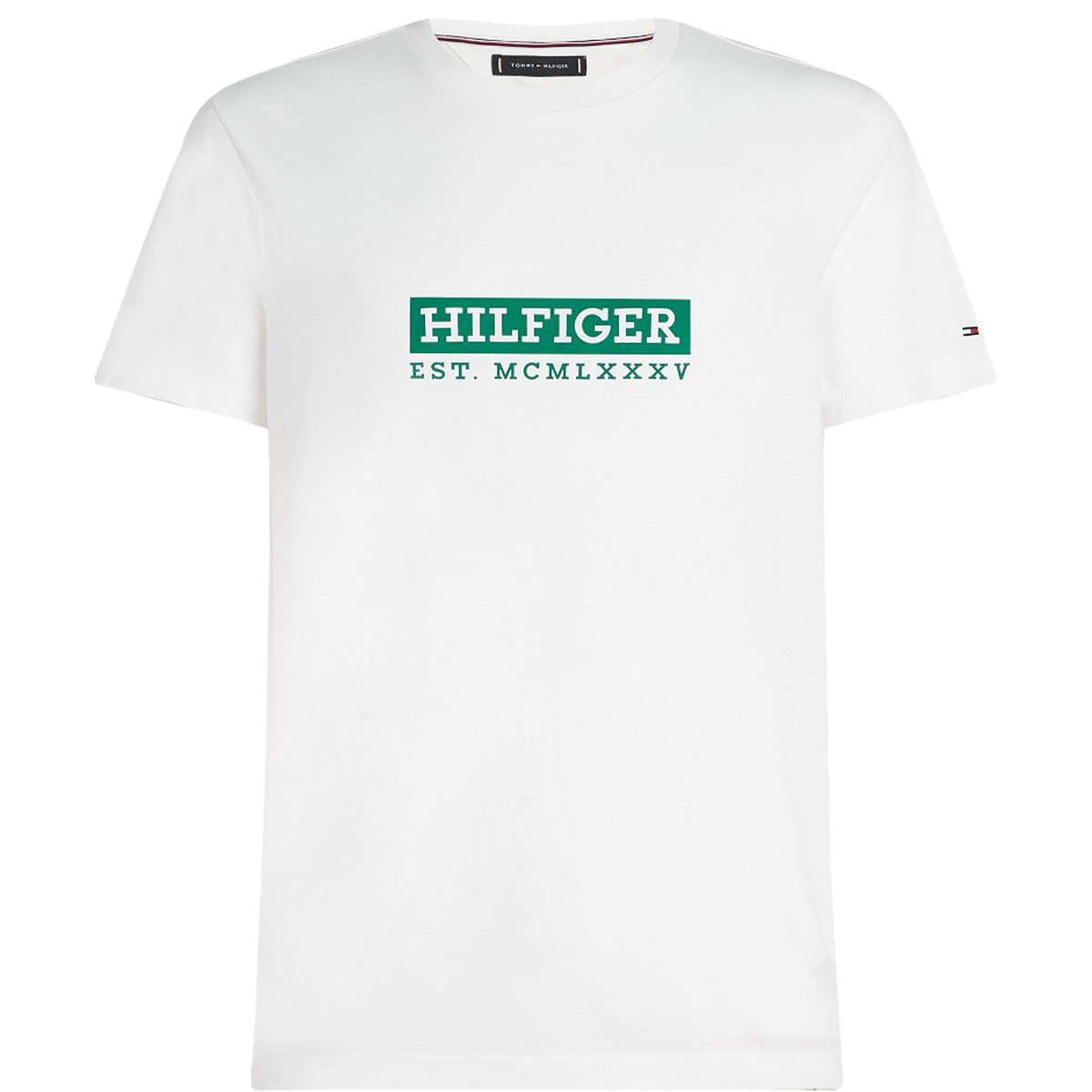 TOMMY HILFIGER - COLOUR TO COLOUR GRAPHIC TEE - MW0MW39149-YBR WHITE TOMMY HILFIGER - COLOUR TO COLOUR GRAPHIC TEE - MW0MW39149-YBR WHITE - Image 1