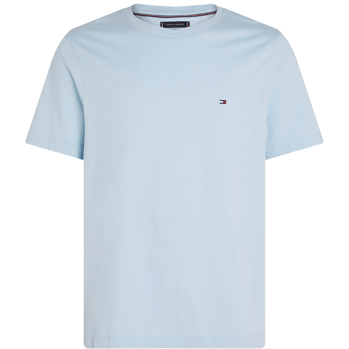 TOMMY HILFIGER - ESS SEASONAL REG FIT SOLID TEE - MW0MW39995-C1O BREEZY BLUE TOMMY HILFIGER - ESS SEASONAL REG FIT SOLID TEE - MW0MW39995-C1O BREEZY BLUE - Image 1