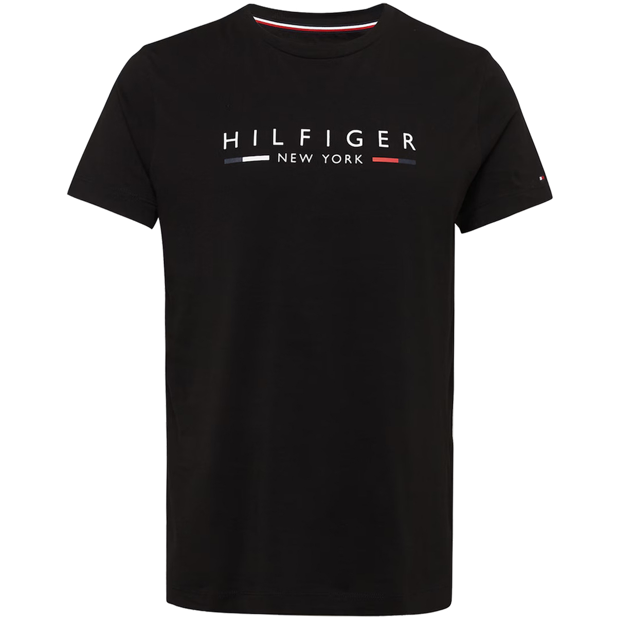 TOMMY HILFIGER - HILFIGER NEW YORK TEE - MW0MW29372-BDS BLACK TOMMY HILFIGER - HILFIGER NEW YORK TEE - MW0MW29372-BDS BLACK - Image 1