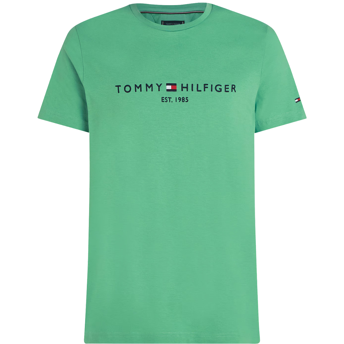 TOMMY HILFIGER - TOMMY LOGO TEE - MW0MW11797-L3J FORT GREEN TOMMY HILFIGER - TOMMY LOGO TEE - MW0MW11797-L3J FORT GREEN - Image 1