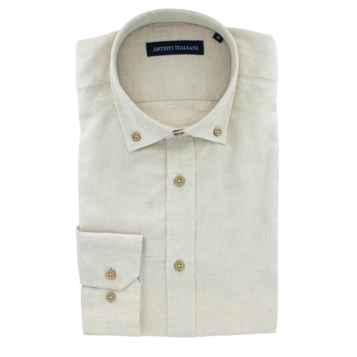 ARTISTI ITALIANI - LS SHIRT - AI18734CBD-2 BEIGE (1) ARTISTI ITALIANI - L/S SHIRT - AI18734/CBD-2 BEIGE - Image 1