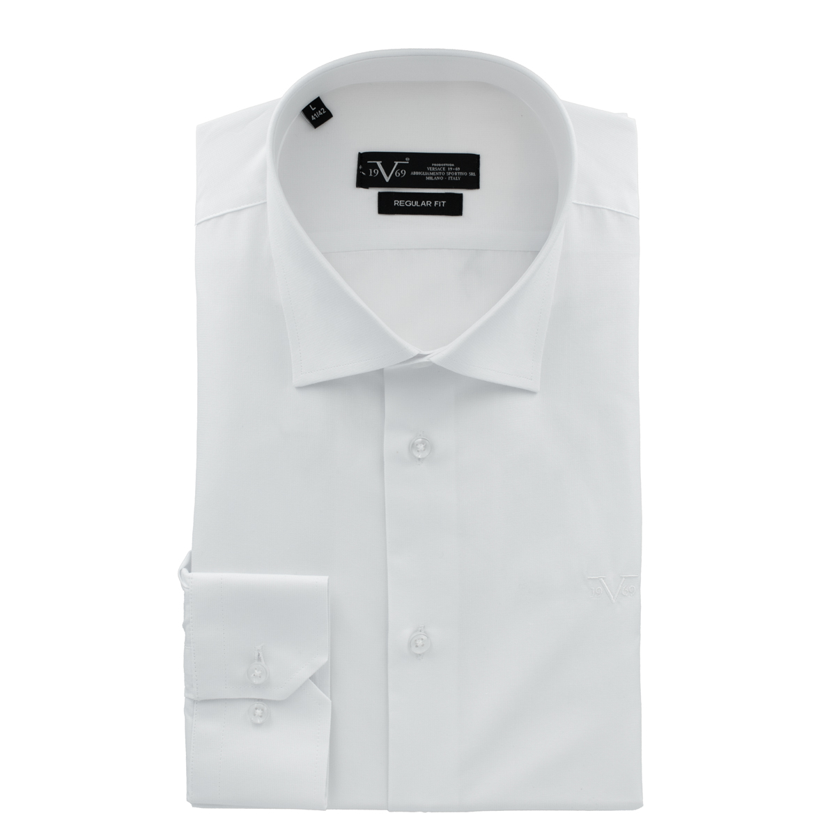 VERSACE 19.69 ABBIGLIAMENTO SPORTIVO SRL - UDINE LS SHIRT - 11.35. WHITE (1) VERSACE 19.69 ABBIGLIAMENTO SPORTIVO SRL - UDINE L/S SHIRT - 11.35. WHITE - Image 1