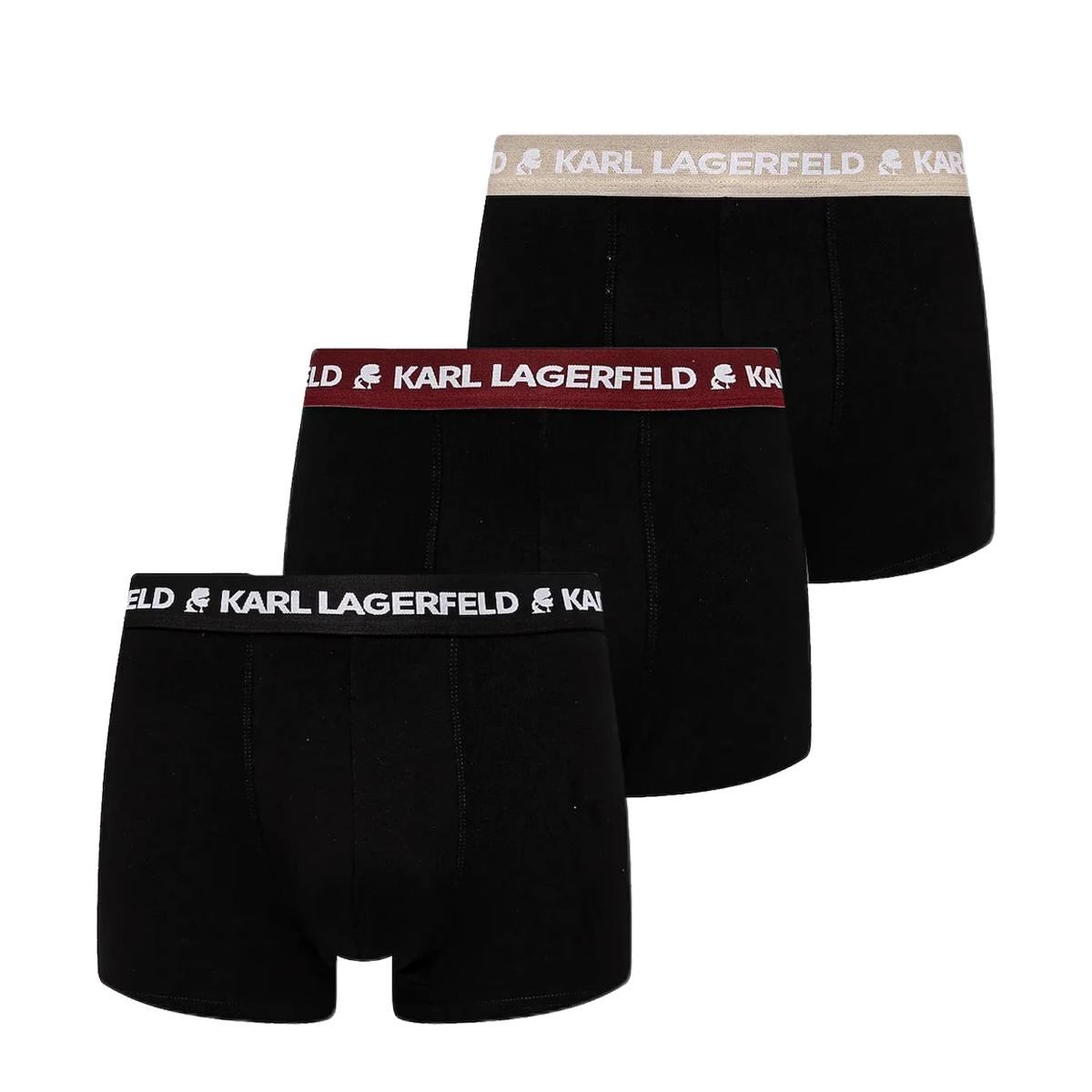 KARL LAGERFELD - LOGO TRUNK COLORBAND - A1M47021-1PT CHATEU GREY-CABERNET-BLACK KARL LAGERFELD - LOGO TRUNK COLORBAND - A1M47021-1PT CHATEU GREY/CABERNET/BLACK - Image 1