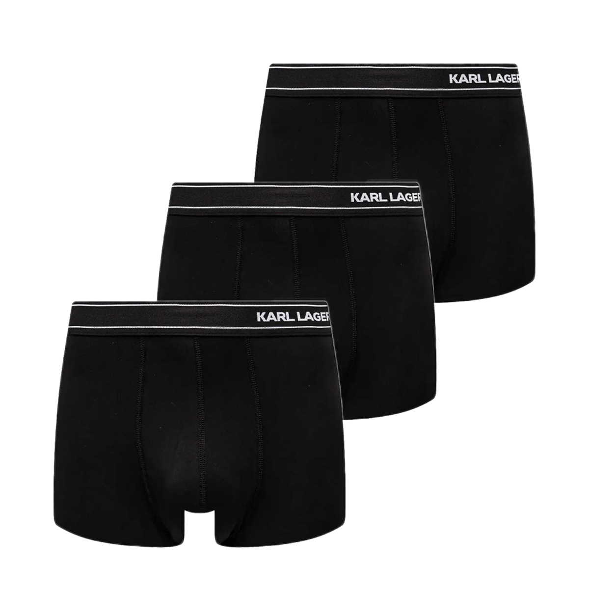 KARL LAGERFELD - STRIPE LOGO MICRO TRUNK - A1M47084-999 BLACK KARL LAGERFELD - STRIPE LOGO MICRO TRUNK - A1M47084-999 BLACK - Image 1