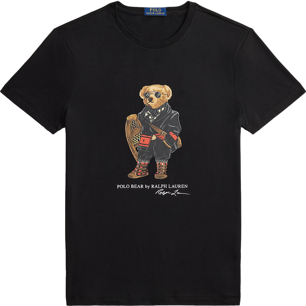 POLO RALPH LAUREN - CUSTOM SLIM FIT POLO BEAR JERSEY T-SHIRT - 71000094-001 POLO BLACK HOLIDAY POLO RALPH LAUREN - CUSTOM SLIM FIT POLO BEAR JERSEY T-SHIRT - 71000094-001 POLO BLACK HOLIDAY - Image 1