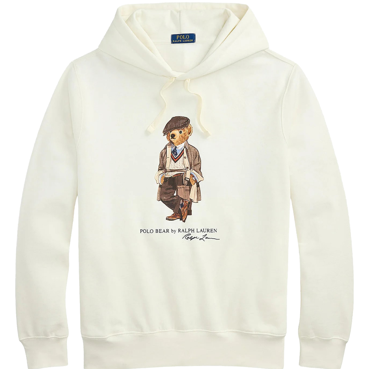 POLO RALPH LAUREN - POLO BEAR FLEECE HOODIE - 710980306-001 DECKWASH WHITE POLO RALPH LAUREN - POLO BEAR FLEECE HOODIE - 710980306-001 DECKWASH WHITE - Image 1