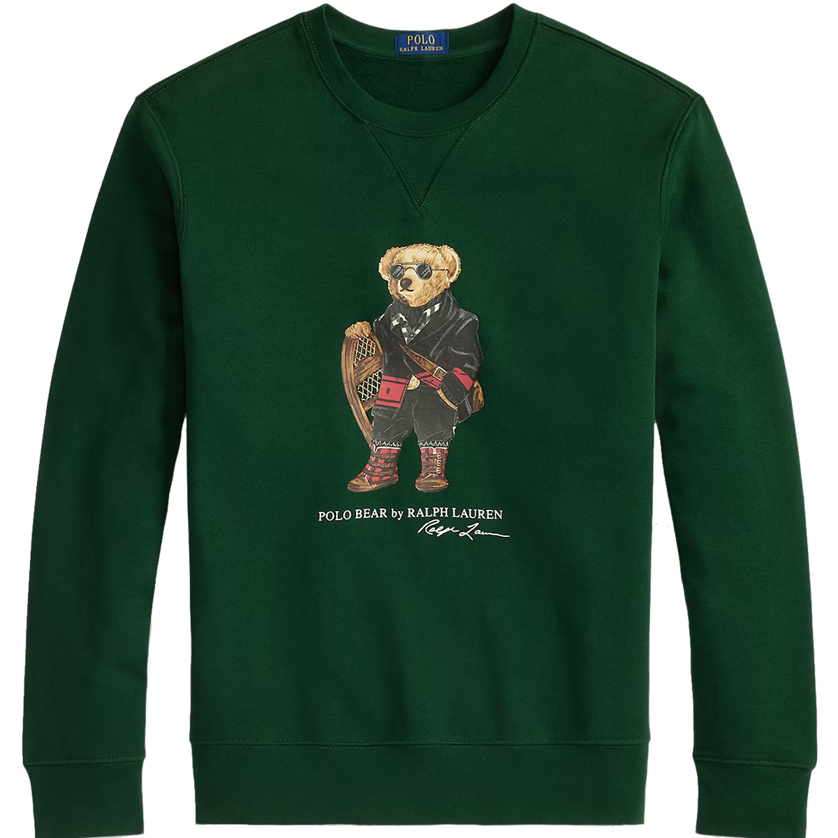 POLO RALPH LAUREN - POLO BEAR FLEECE PULLOVER - 710981794-001 MOSS AGATE POLO RALPH LAUREN - POLO BEAR FLEECE PULLOVER - 710981794-001 MOSS AGATE - Image 1