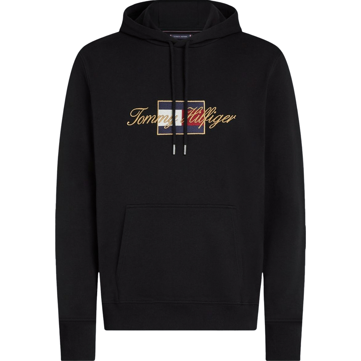 TOMMY HILFIGER - ICON GOLD HOODIE - MW0MW41502-BDS BLACK TOMMY HILFIGER - ICON GOLD HOODIE - MW0MW41502-BDS BLACK - Image 1
